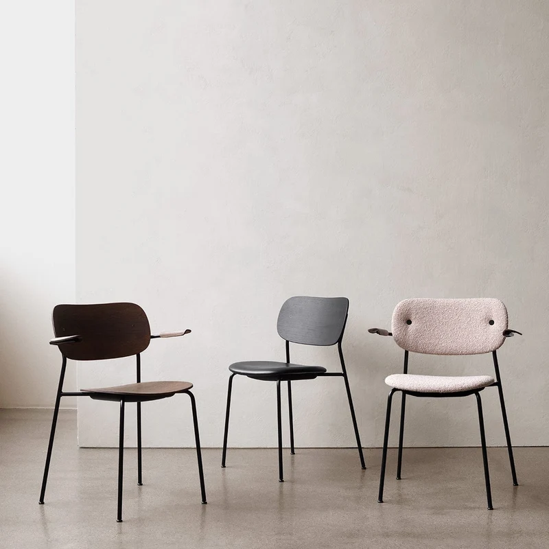 Audo Copenhagen Co Dining Chair Fully Upholstered with Armrests