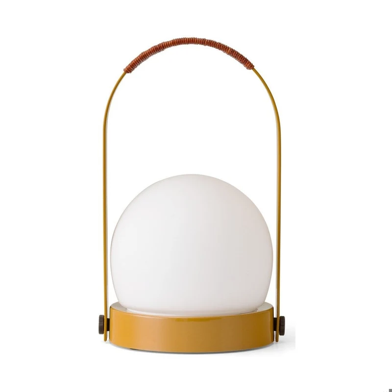 Audo Copenhagen Carrie Leather Handle Portable Lamp