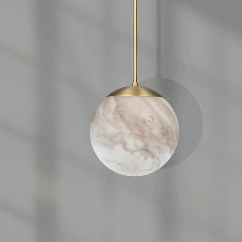 Schwung Globe Marble Single 300 Pendant