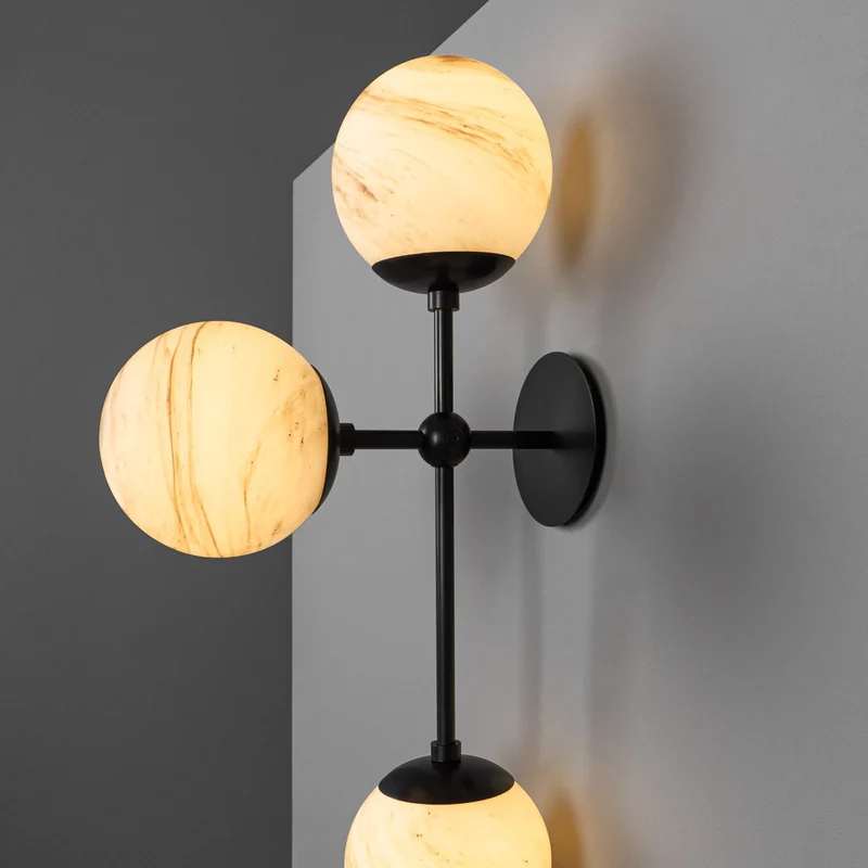Schwung Armstrong Triple Wall sconce