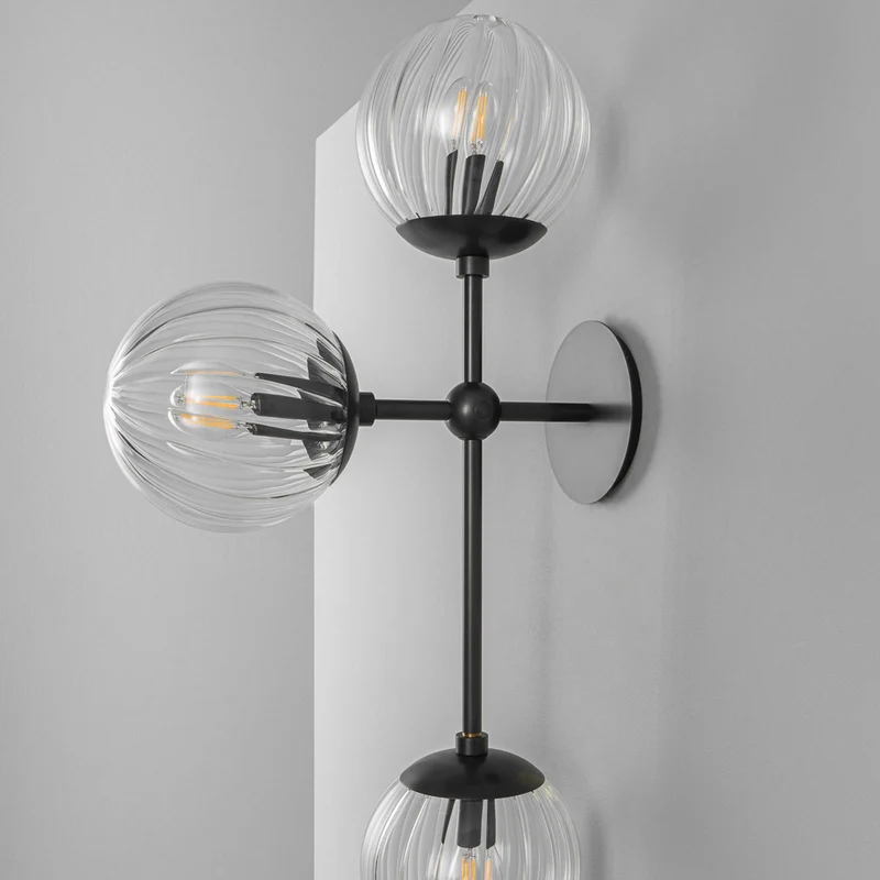 Schwung Armstrong Triple Wall sconce