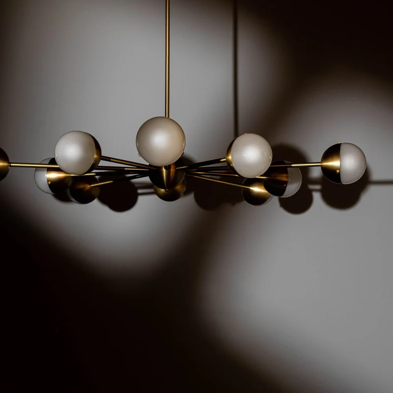 Schwung Molecule Spark Round 10 Chandelier