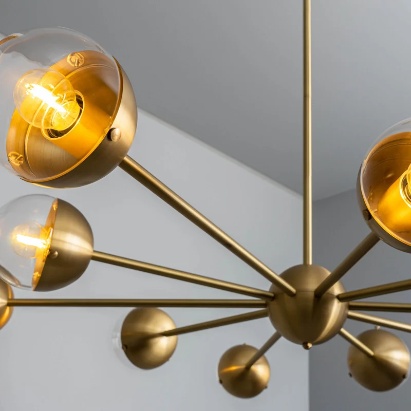 Schwung Molecule Spark Round 10 Chandelier