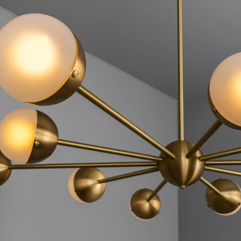 Schwung Molecule Spark Round 10 Chandelier