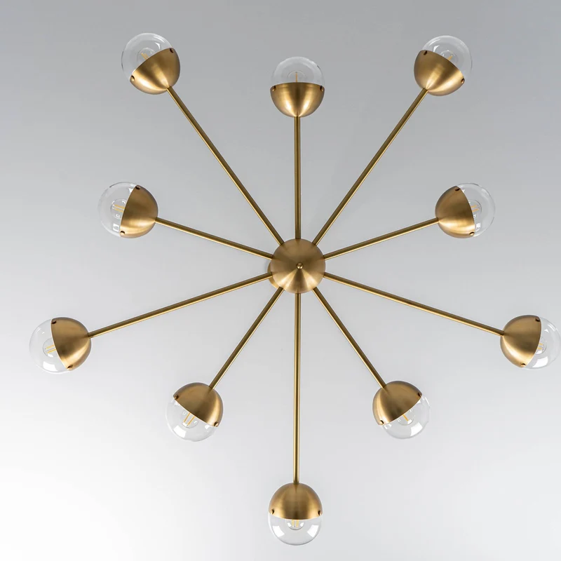 Schwung Molecule Spark Round 10 Chandelier