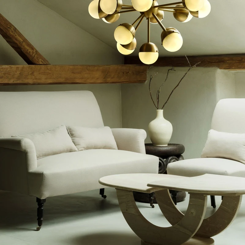 Schwung Molecule Spark Oval 17 Chandelier