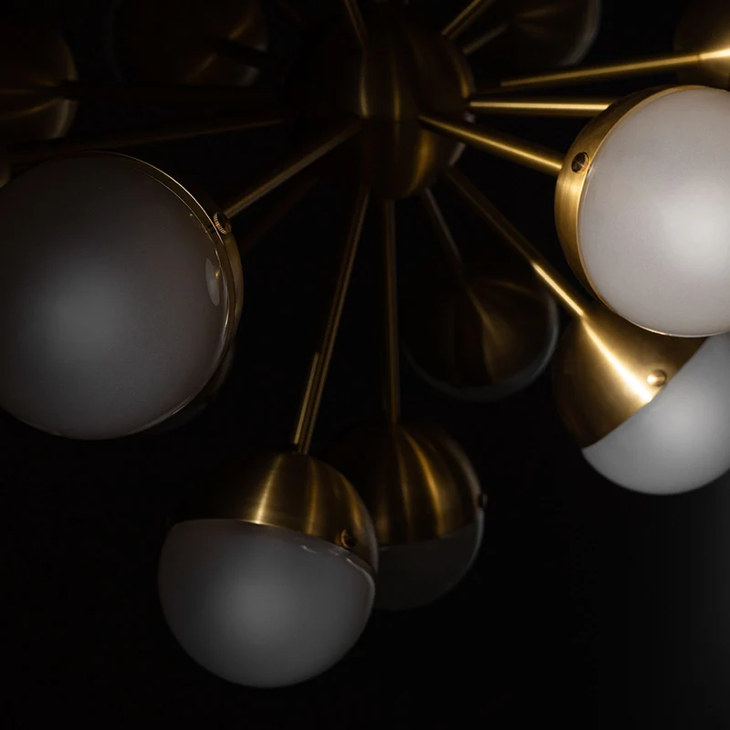 Schwung Molecule Spark Oval 17 Chandelier
