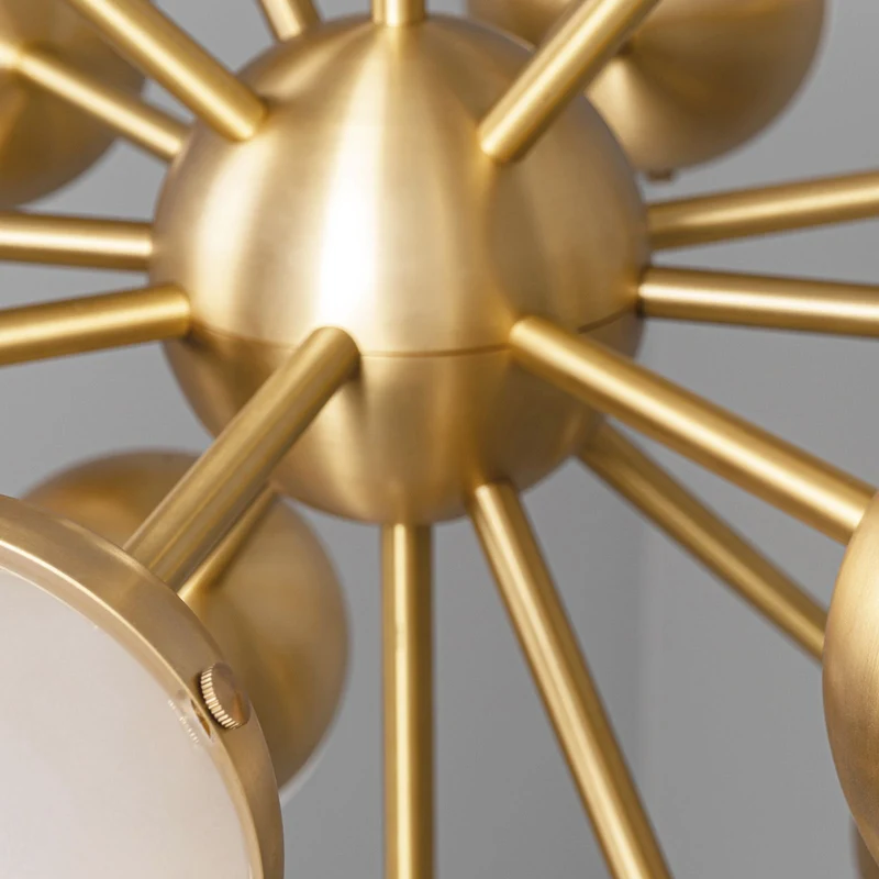 Schwung Molecule Spark Oval 17 Chandelier
