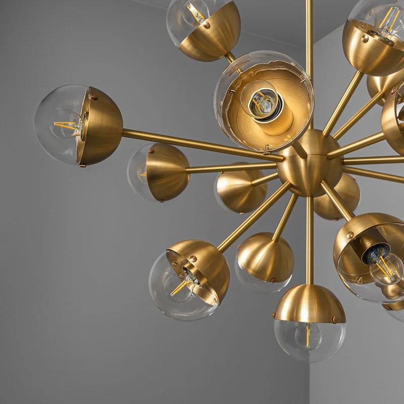 Schwung Molecule Spark Oval 17 Chandelier