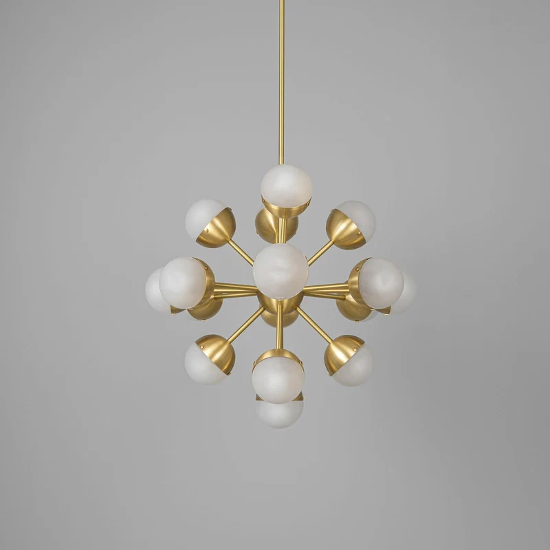 Schwung Molecule Spark Oval 17 Chandelier