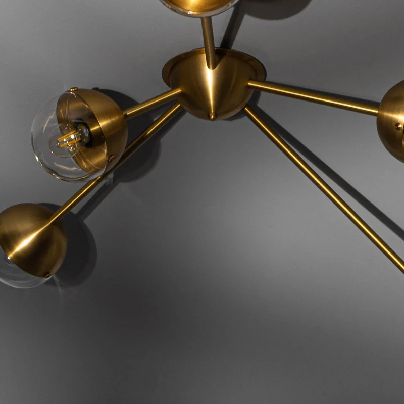 Schwung Molecule Spark Chandelier