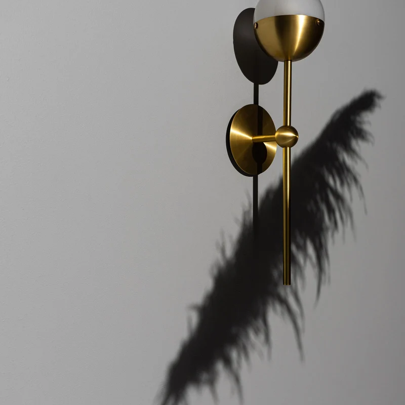 Schwung Molecule Single Wall Sconce
