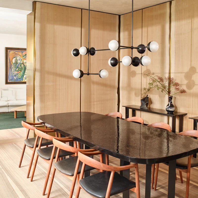 Schwung Molecule Linear Chandelier