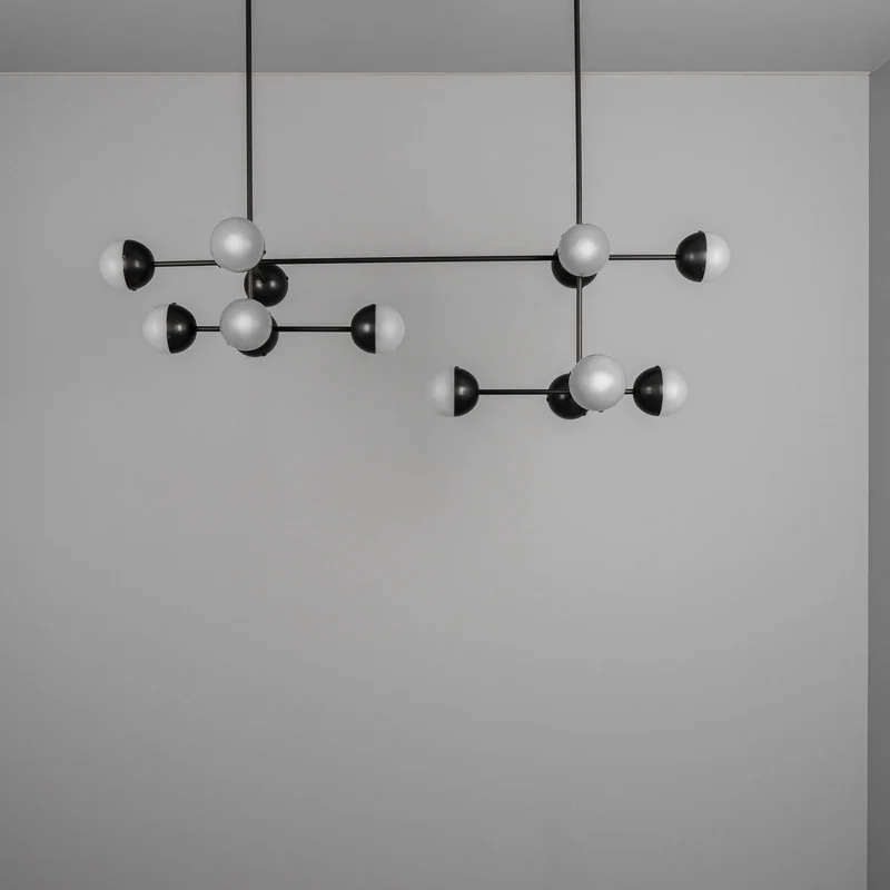 Schwung Molecule Linear Chandelier