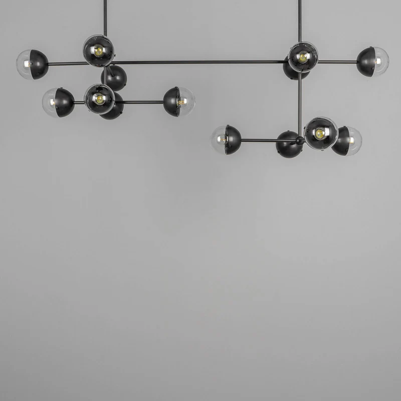 Schwung Molecule Linear Chandelier