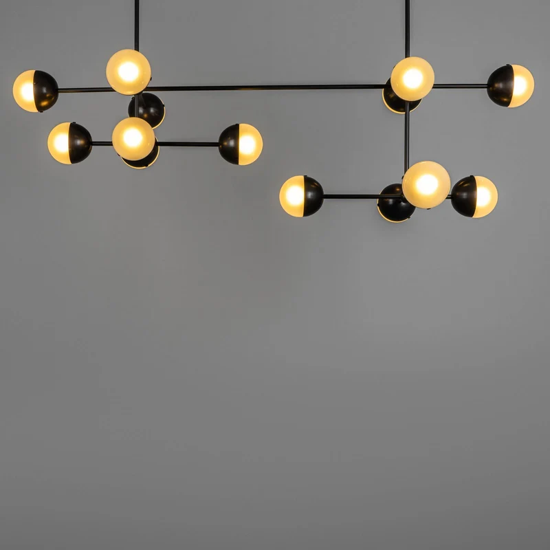 Schwung Molecule Linear Chandelier