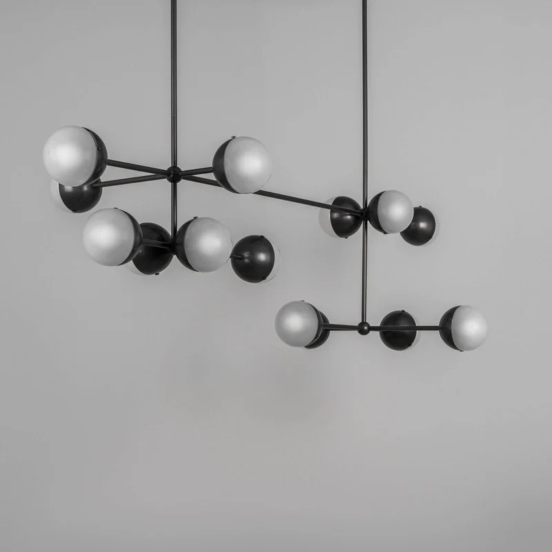 Schwung Molecule Linear Chandelier