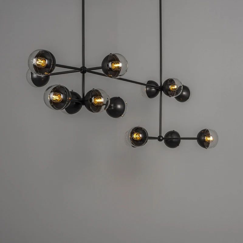 Schwung Molecule Linear Chandelier