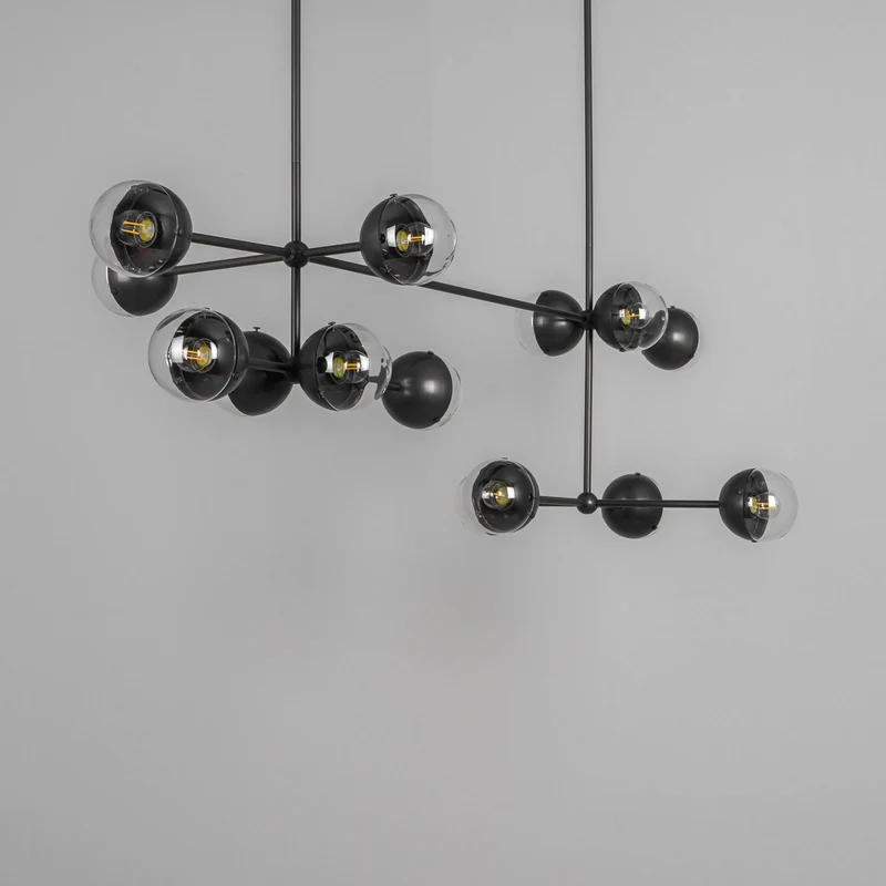Schwung Molecule Linear Chandelier