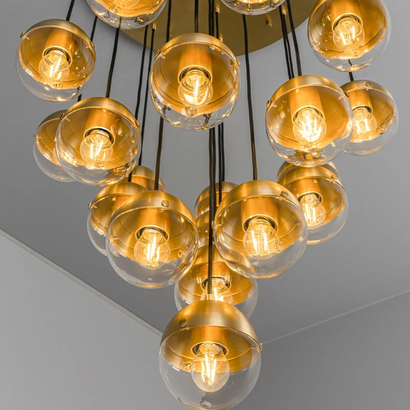 Schwung Molecule Cluster 19 Chandelier