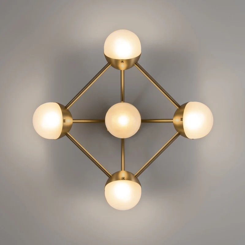 Schwung Molecule 5 Wall sconce
