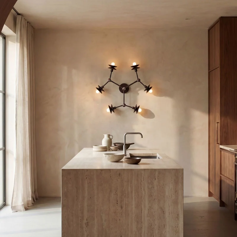 Schwung Babylon 6 Flush Mount Ceiling/Wall Lamp