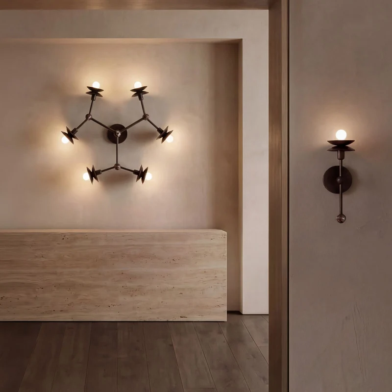 Schwung Babylon 6 Flush Mount Ceiling/Wall Lamp