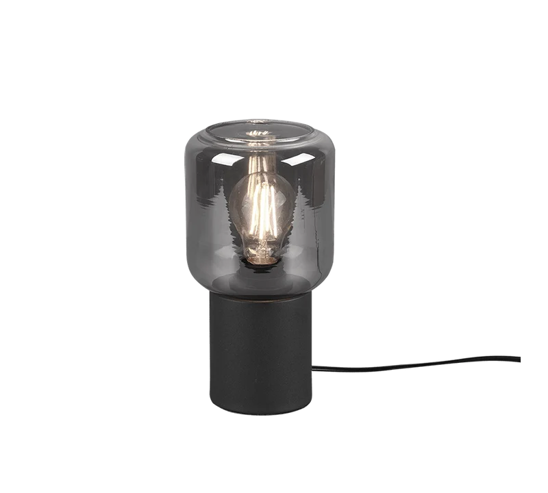 Lampe À Poser Verre Fumé