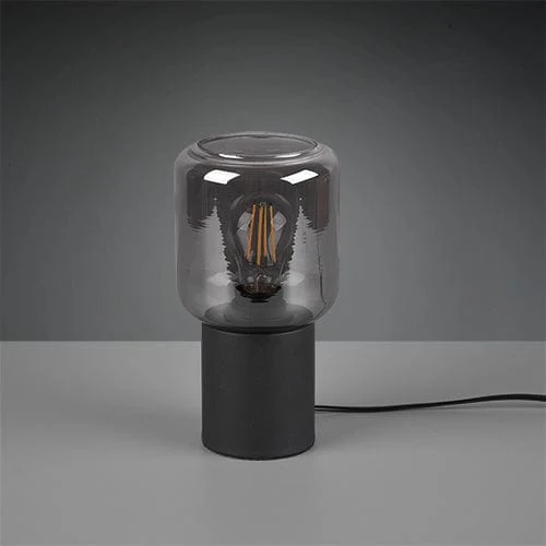 Lampe À Poser Verre Fumé
