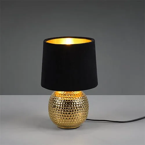 Lampe Noire Et Or