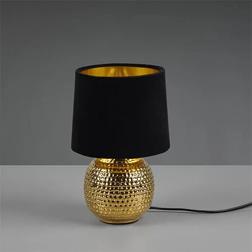 Lampe Noire Et Or