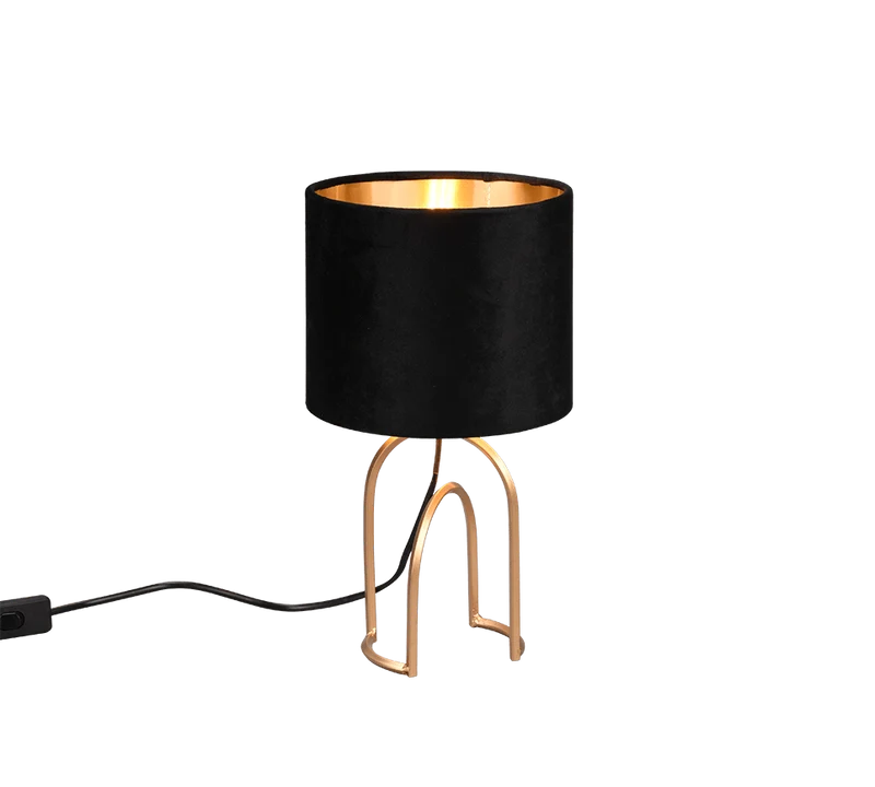 Lampe Noir Et Or