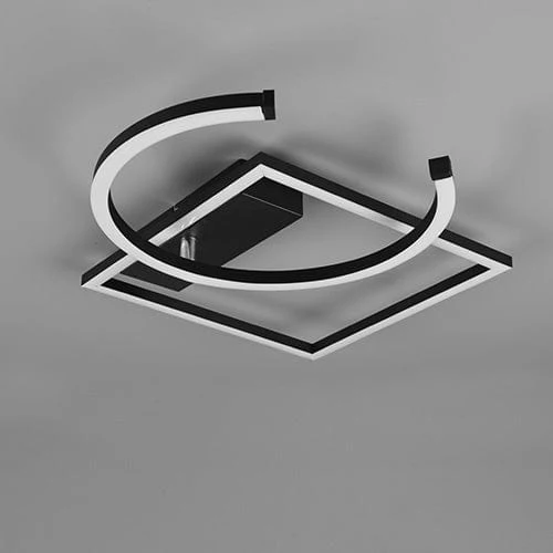 Plafonnier Led Noir Et Blanc