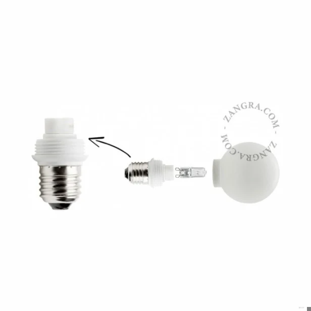 Zangra - adaptor E27 - G9