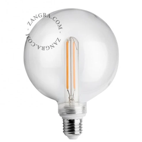 Zangra LED Globe E27 Transparent - 350lm 2700K - Dimmable