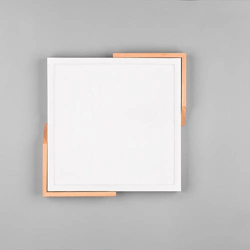 Plafonnier Blanc Bois