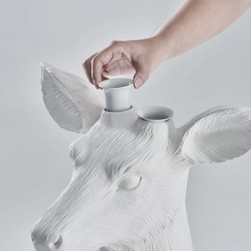 Haoshi Deer X Vase