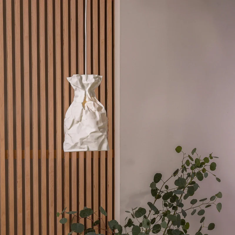 Haoshi Crinkle Paper X Lamp