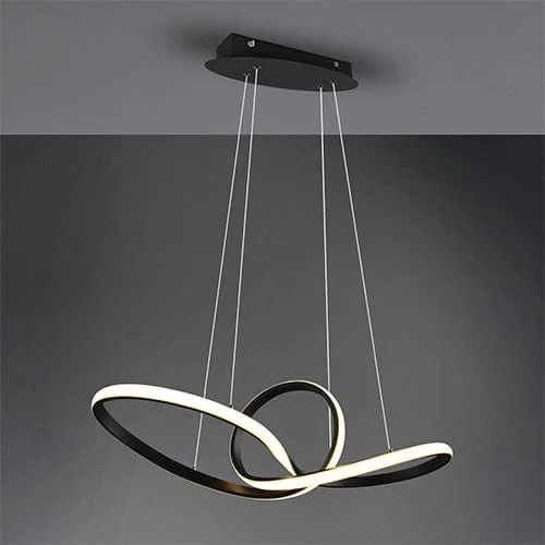 Gros Luminaire Suspendu Noir
