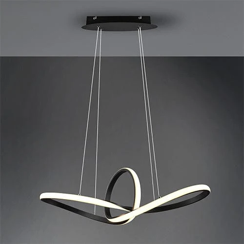 Gros Luminaire Suspendu Noir