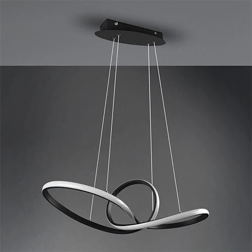 Gros Luminaire Suspendu Noir