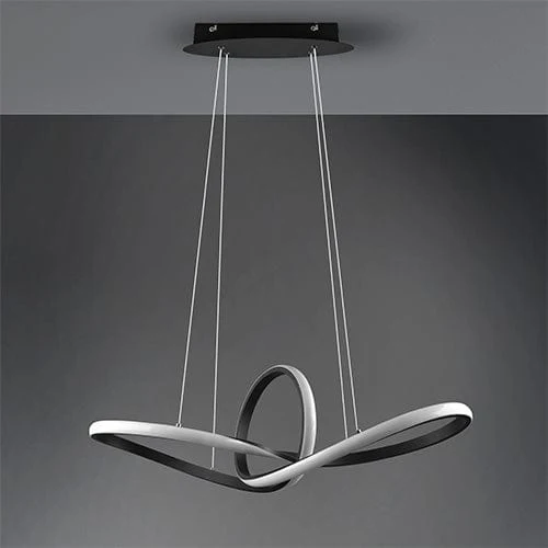Gros Luminaire Suspendu Noir