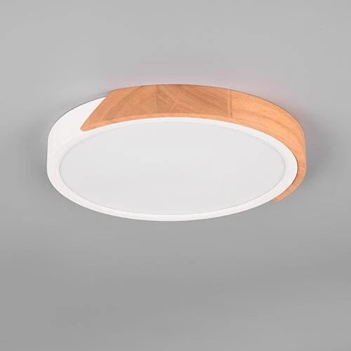 Plafonnier Rond Bois