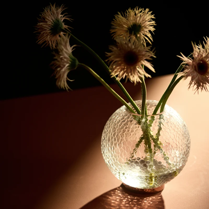 AYTM Globe Bubbles Vase with Stand