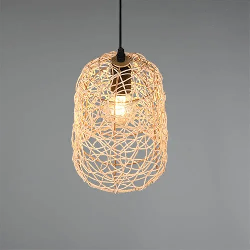 Suspension Luminaire Osier Rotin