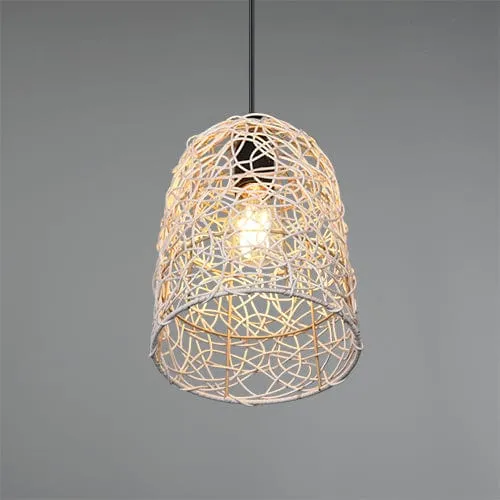 Suspension Luminaire Osier Rotin