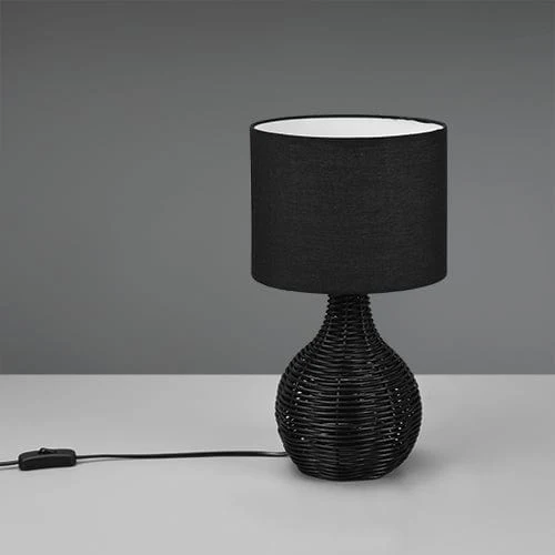 Lampe Sur Pieds Rotin