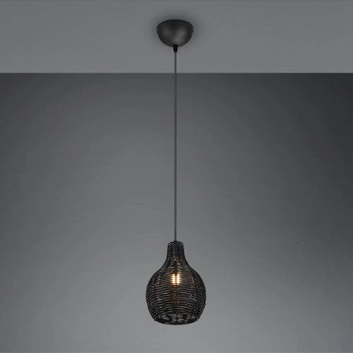 Suspension Luminaire Boule Osier