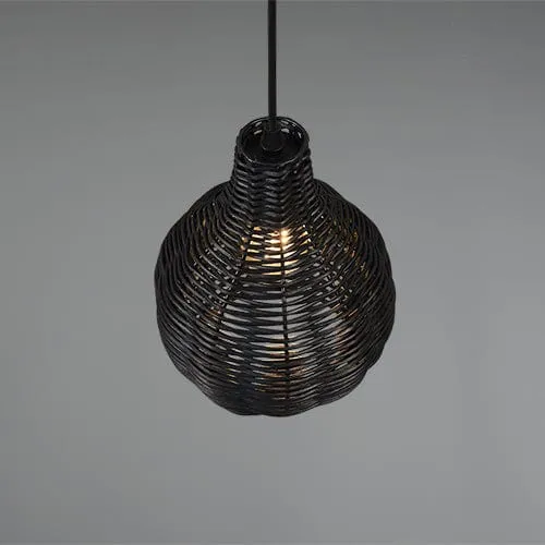Suspension Luminaire Boule Osier