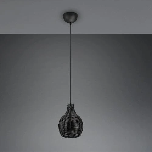 Suspension Luminaire Boule Osier